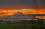 Photo: Shasta Sunset.